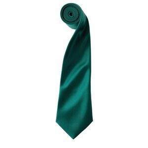 Premier Mens Plain Satin Tie (Narrow Blade) / Bottle